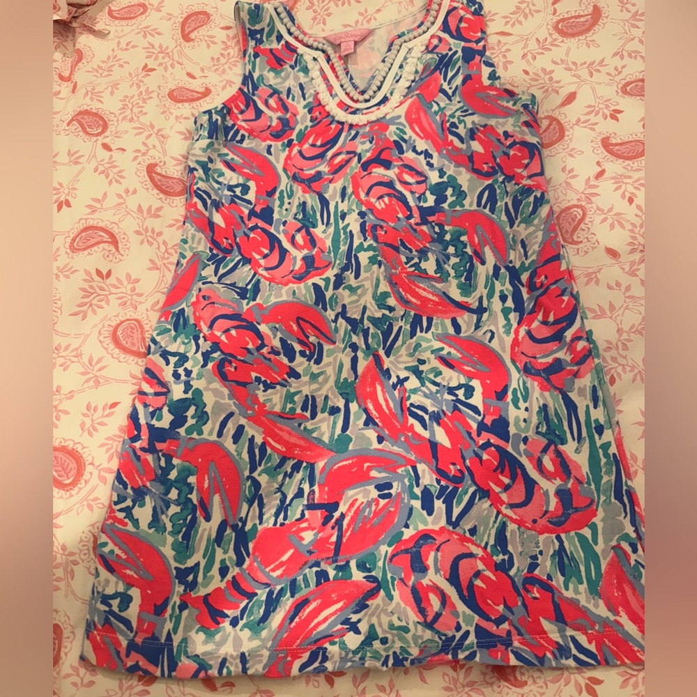Lilly Pulitzer Mini Harper shift size L 10-12